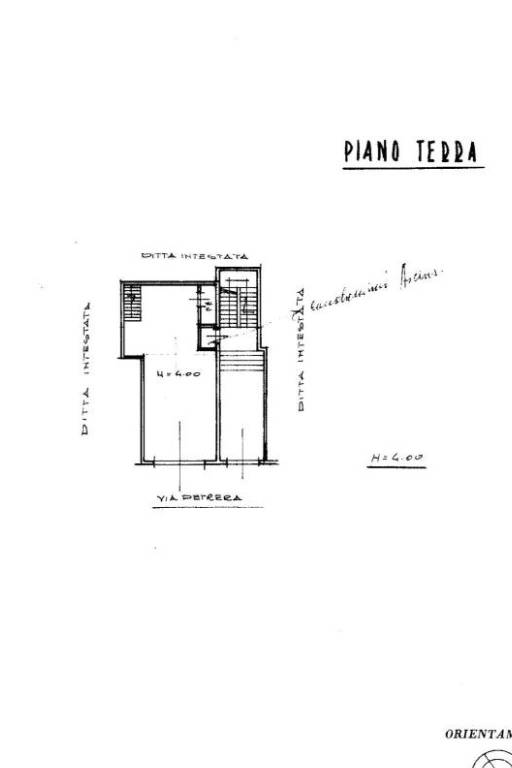 Planimetria Via Petrera 44 sub 3 2