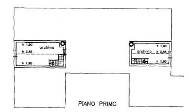 Planimetria Corpo B Piano Primo
