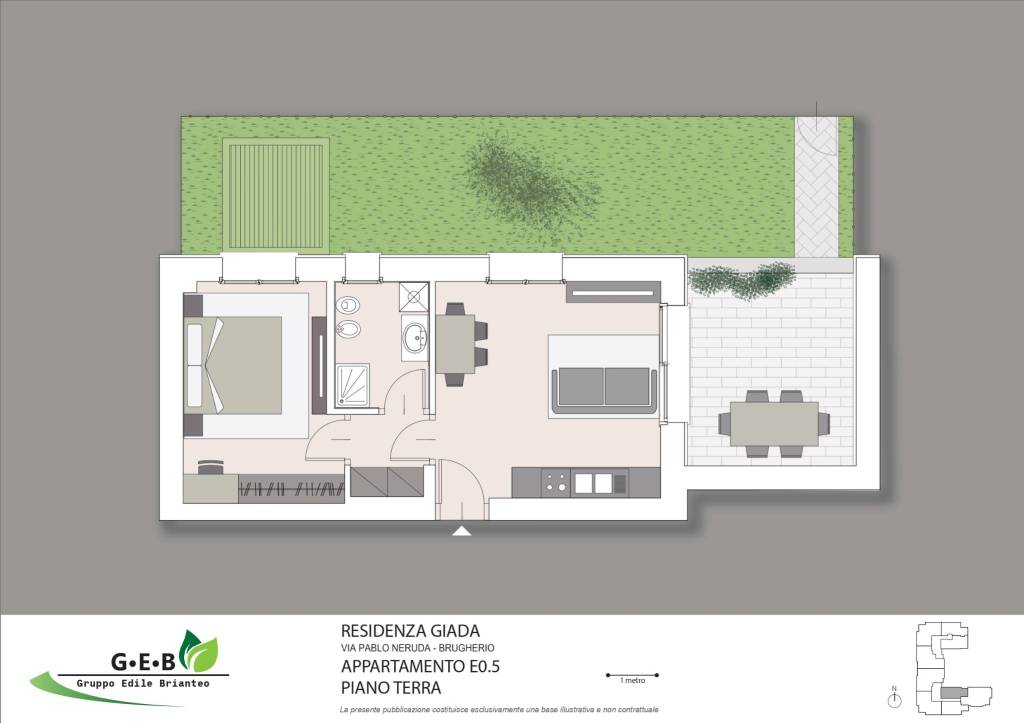 Residenza Giada - Planimetria appartamento E0.5_pa