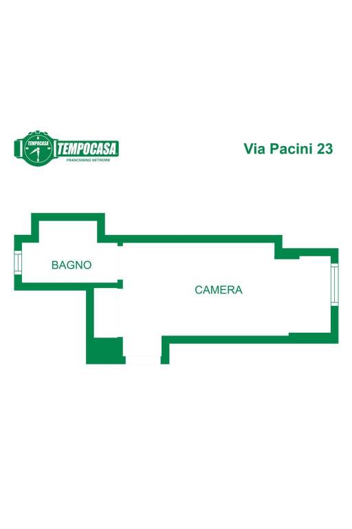 Planimetria Via Pacini 23