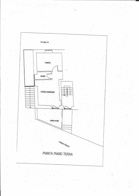 Planimetria del primo appartamento descritto