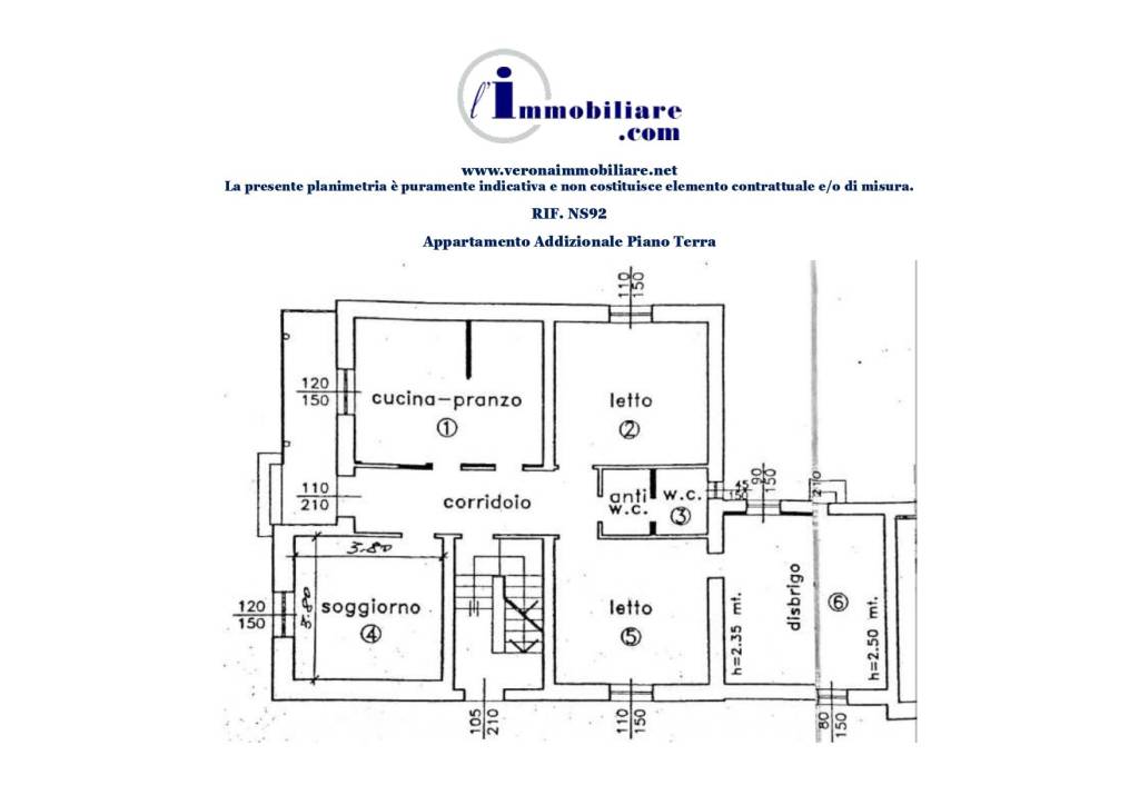 Planimetria NS92 - Appartamento addizionale