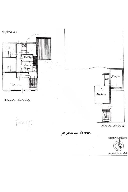 piantina appartamento 1° piano