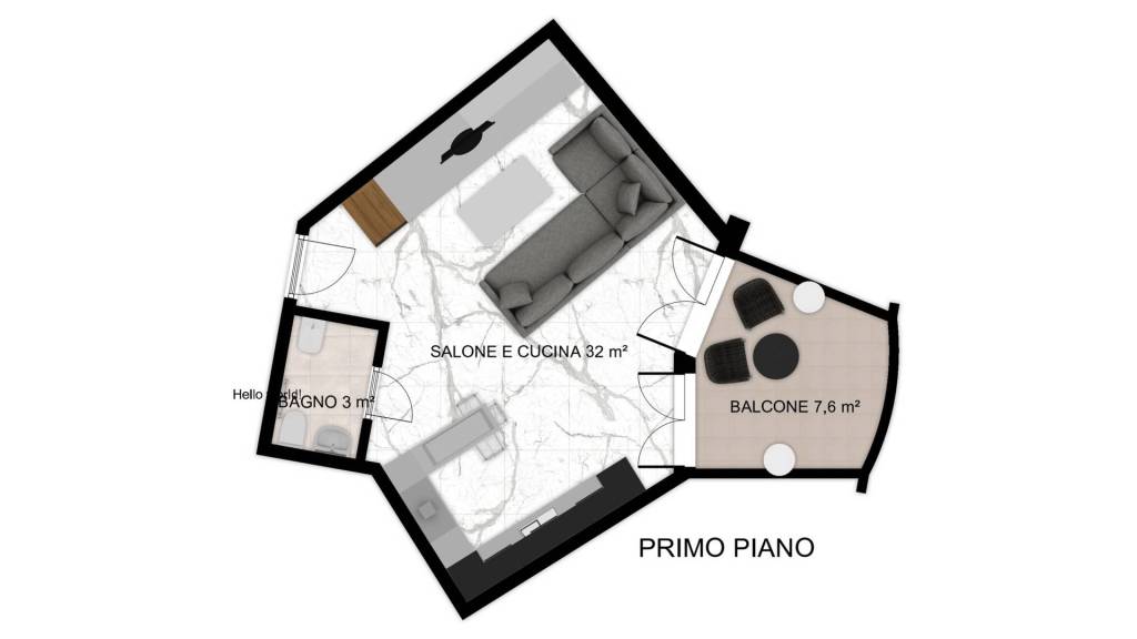 Planimetria Primo Piano