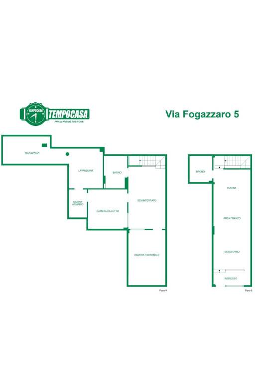 Planimetria Via Fogazzaro 5