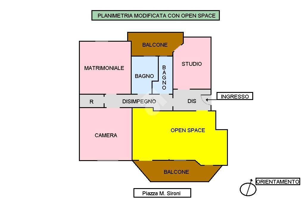 planimetria con openspace
