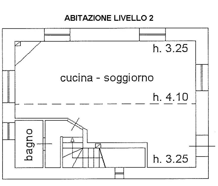 piantina fabbricato abitativo piano 1