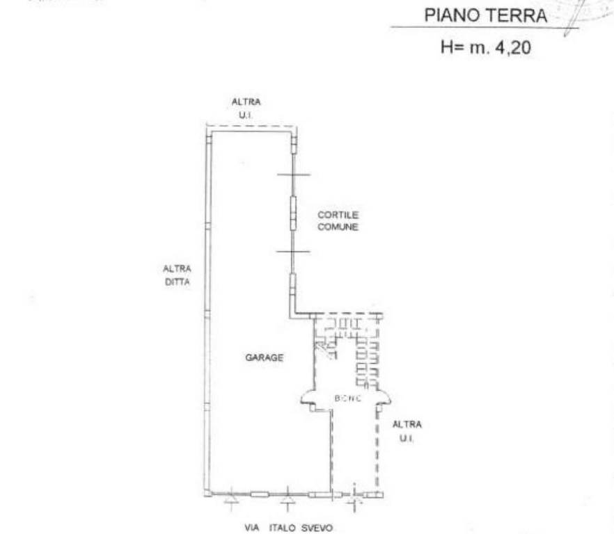 planimetria piano terra-garage