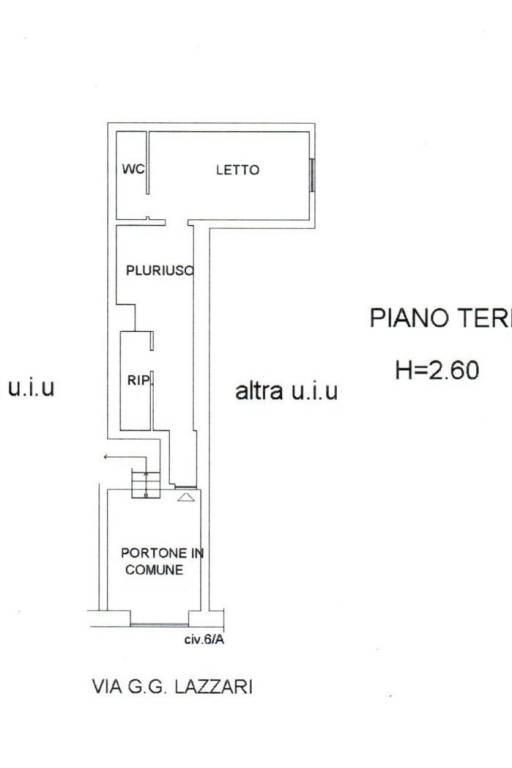 PLANIMETRIA VIA LAZZARI 