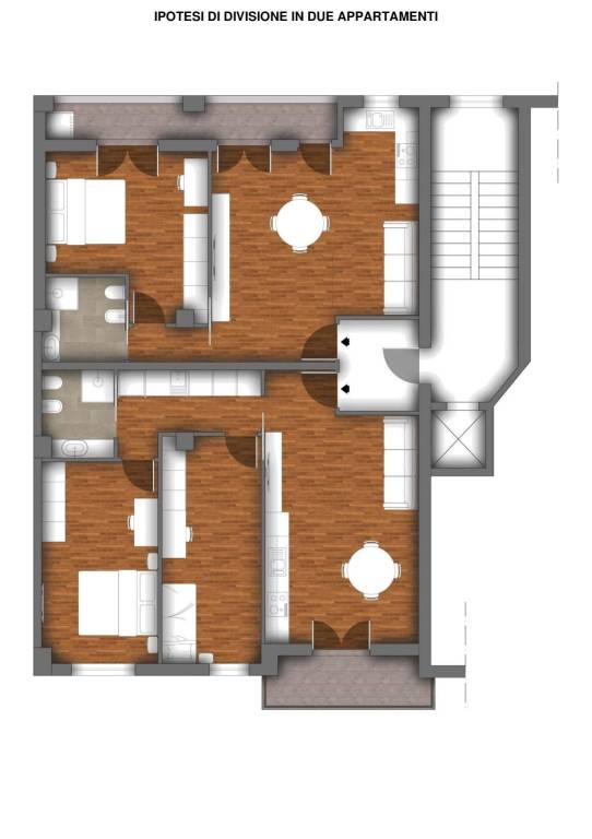 divisione in due appartamenti 1