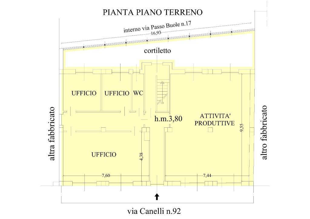 pianta piano terra