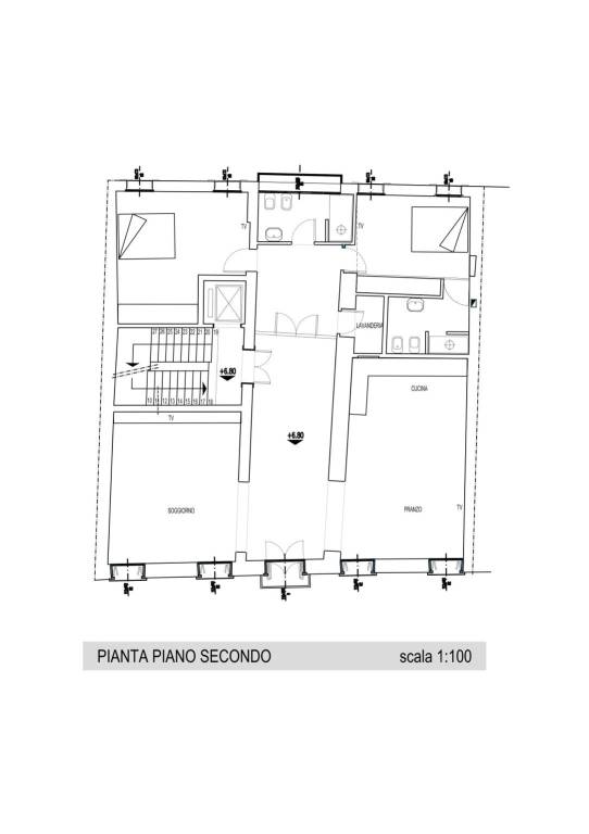 planimetria piano 2 1