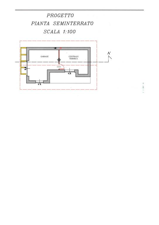 Progetto Piano Seminterrato 1