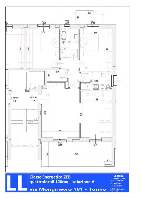 Quadrilocale 120mq