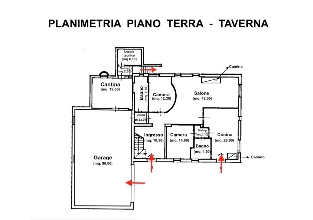 Planimetria Piano Terra e Garage