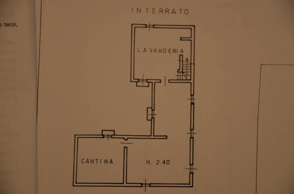 Planimetria Seminterrato