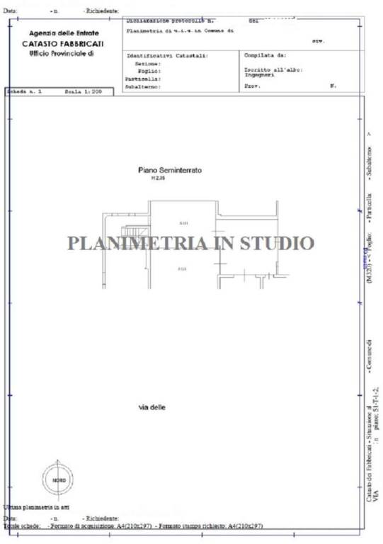 Planimetria in studio