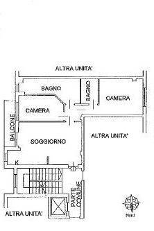 Planimetria Appartamento Monza Via Monte Cervino 4