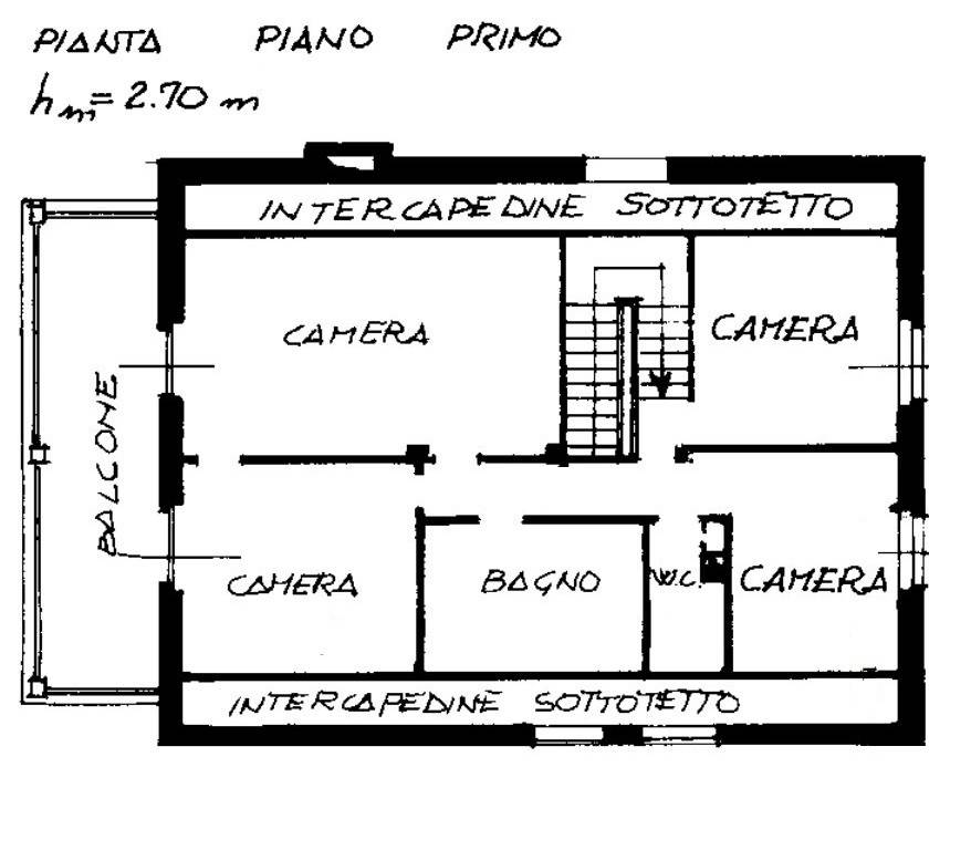 Planimetria Piano primo