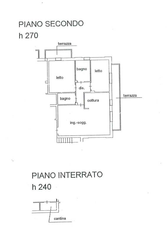 pianta app.to e cantina le querce