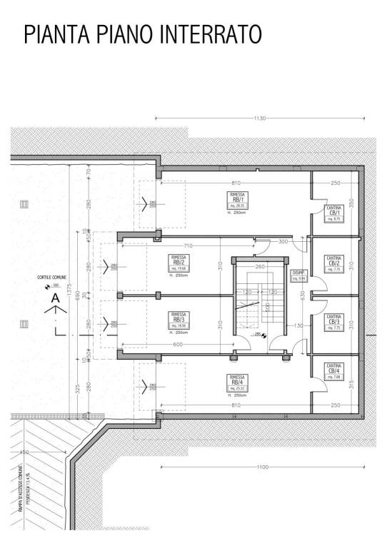 01 - Piano Primo Sotterraneo 1