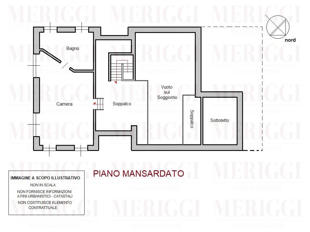piano mansardato - villa macherio - meriggi - logo