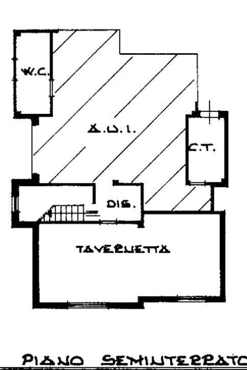 pianta seminterrato