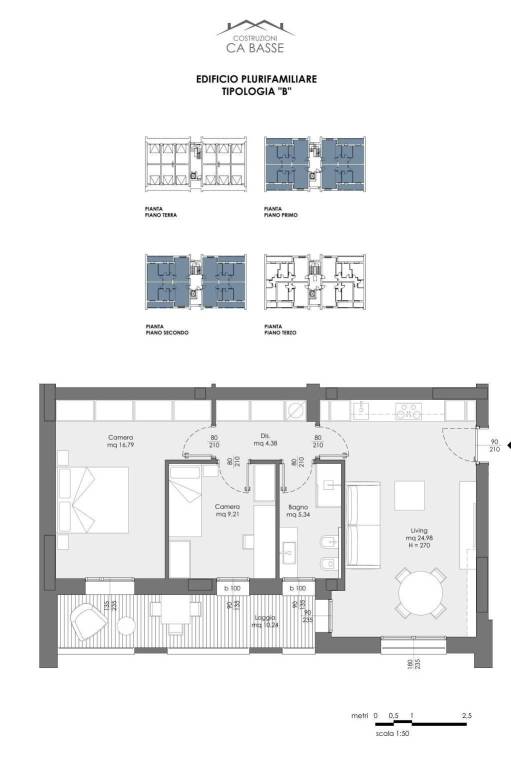 TIPO B TRILOCALE 1