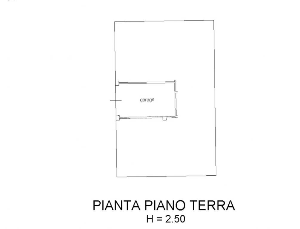 Planimetria garage 1
