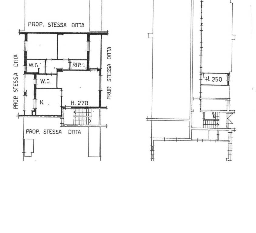 plan web appartamento e cantina