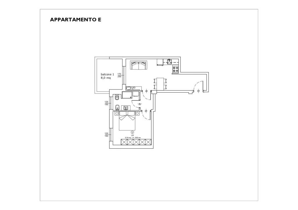 Planimetria appartamento E
