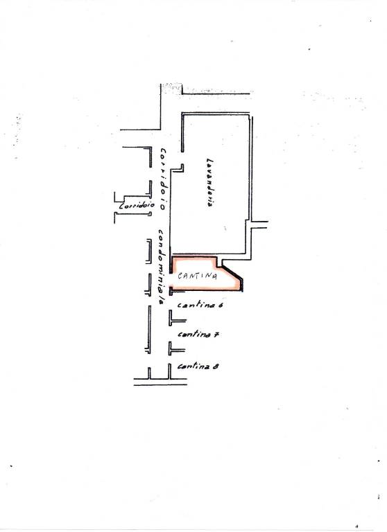 Planimetria cantina via Schupfer176