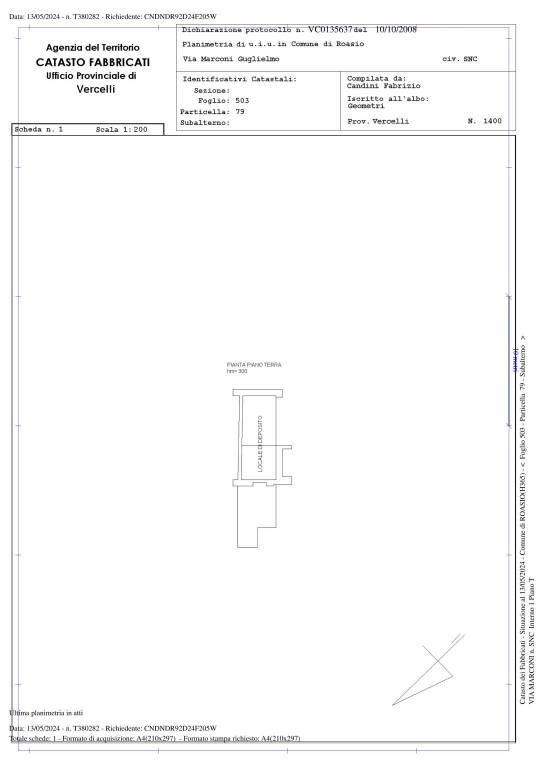 COMUNE ROASIO FGL 503 PART 79 1