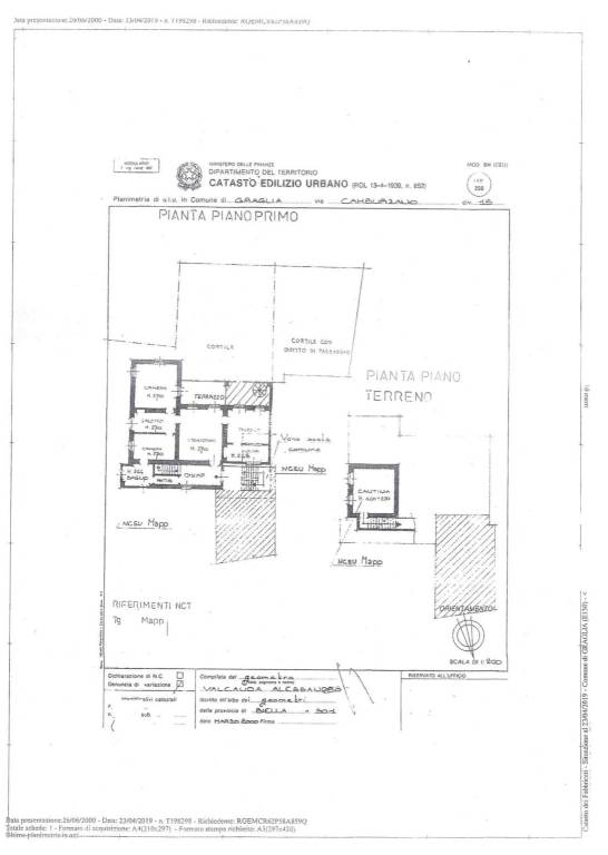 GRAGLIA VIA CAMBURZANO 15 PLANIMETRIA  1