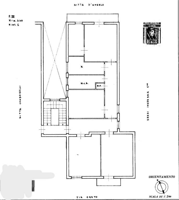 Planimetria - VIA ORETO n. 142 Piano 3 - Fg. 63 P.lla 256 Sub. 27_page-0001.jpg
