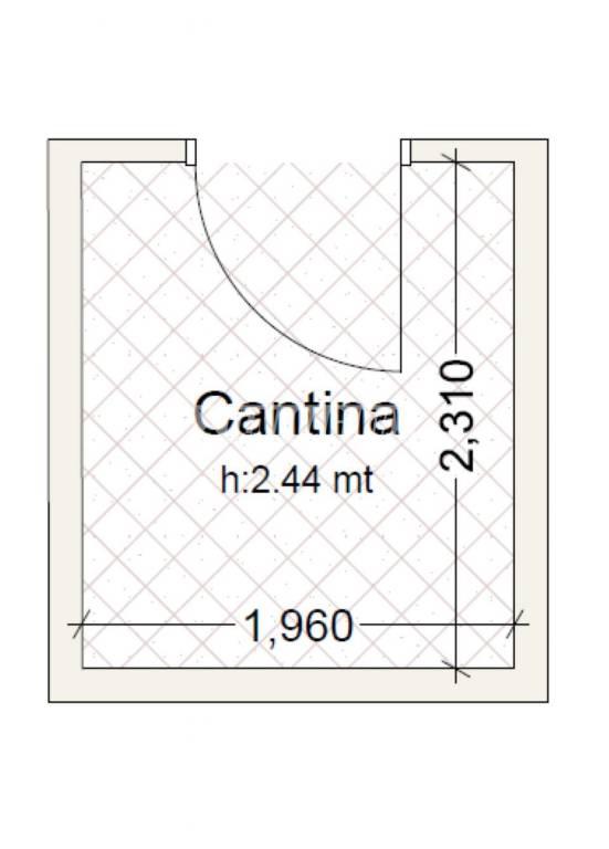 planimetria cantina