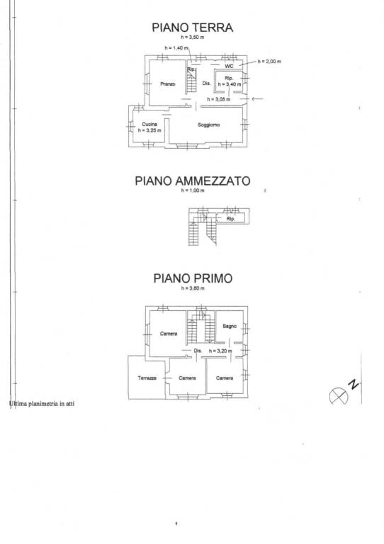 Planimetria Fraelacco villa 1