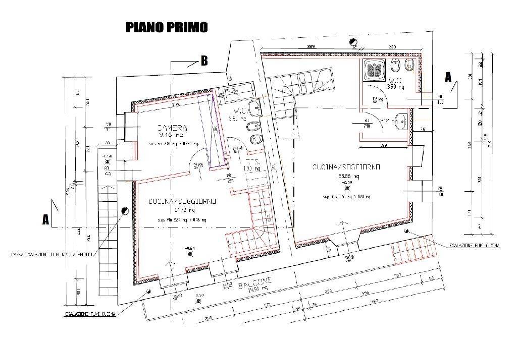 planimetria di progetto