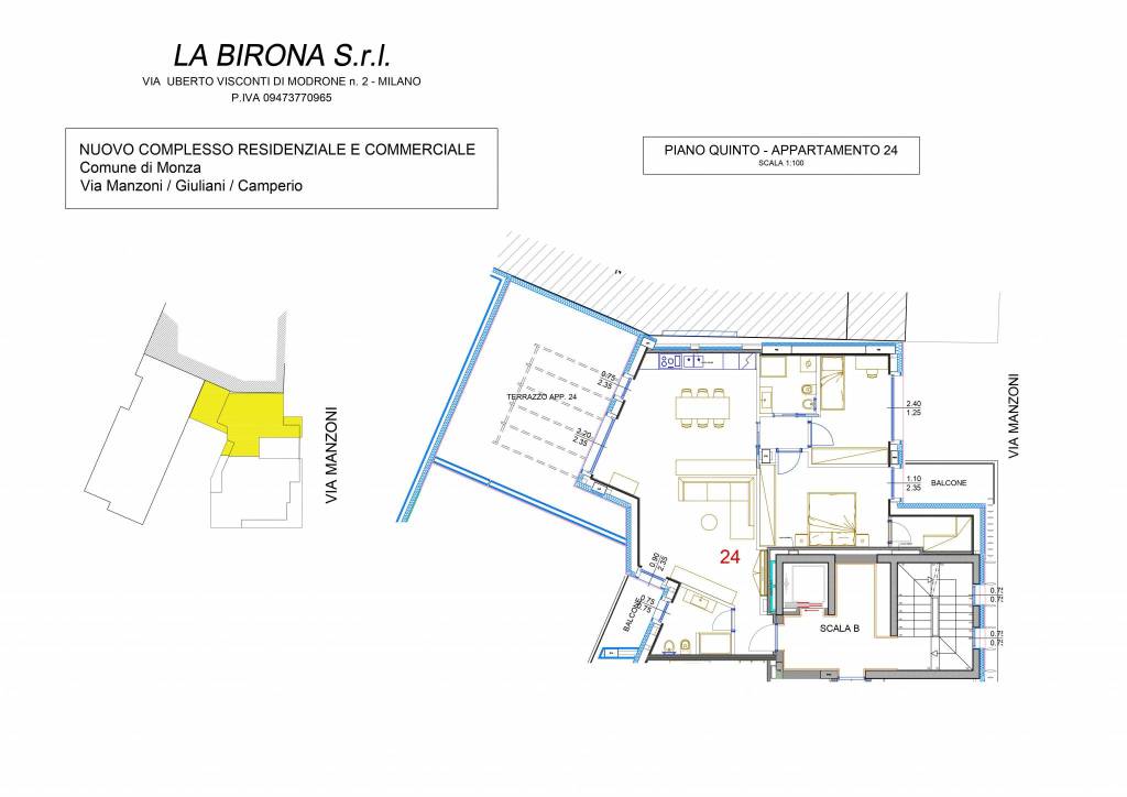 LA BIRONA-App. 24- Piano 5°