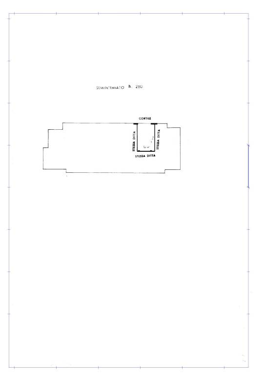 Plan catastale garage