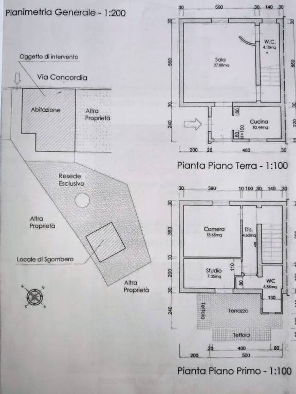 Plan 1 Orciano