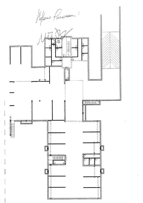 pianta cantina - appartamento e garage + plan cata