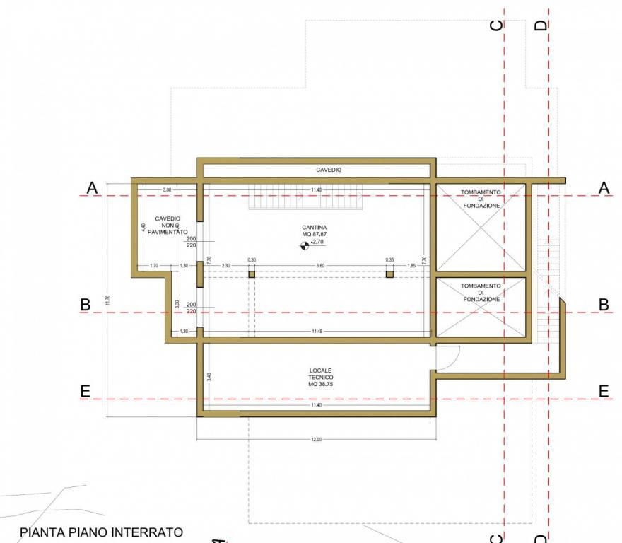 041  planimetria seminterrato