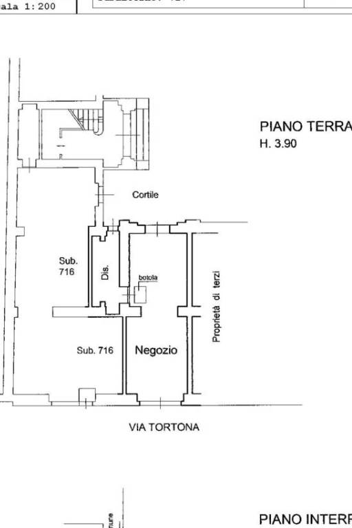 Planimetria [Milano (MI) - Foglio 472 Sez.  Part. 