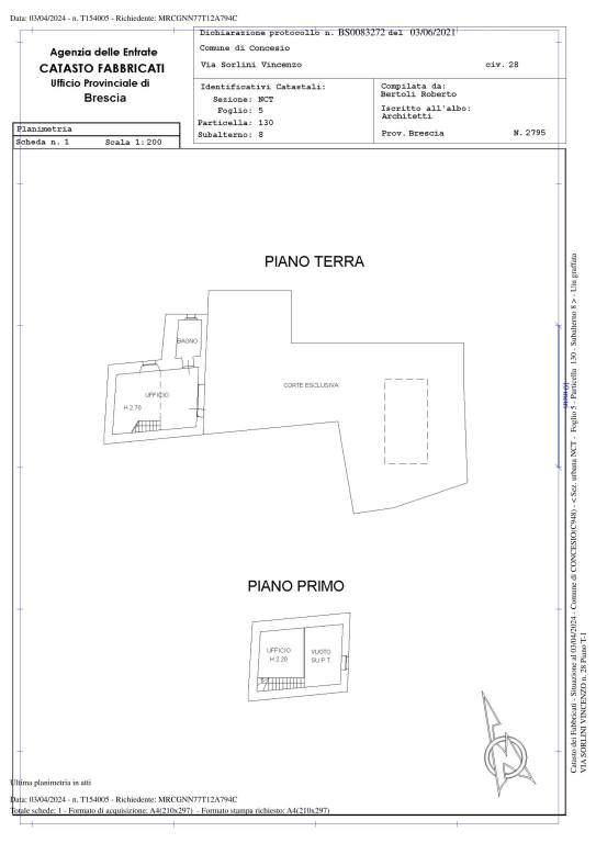 Planimetria Dependance