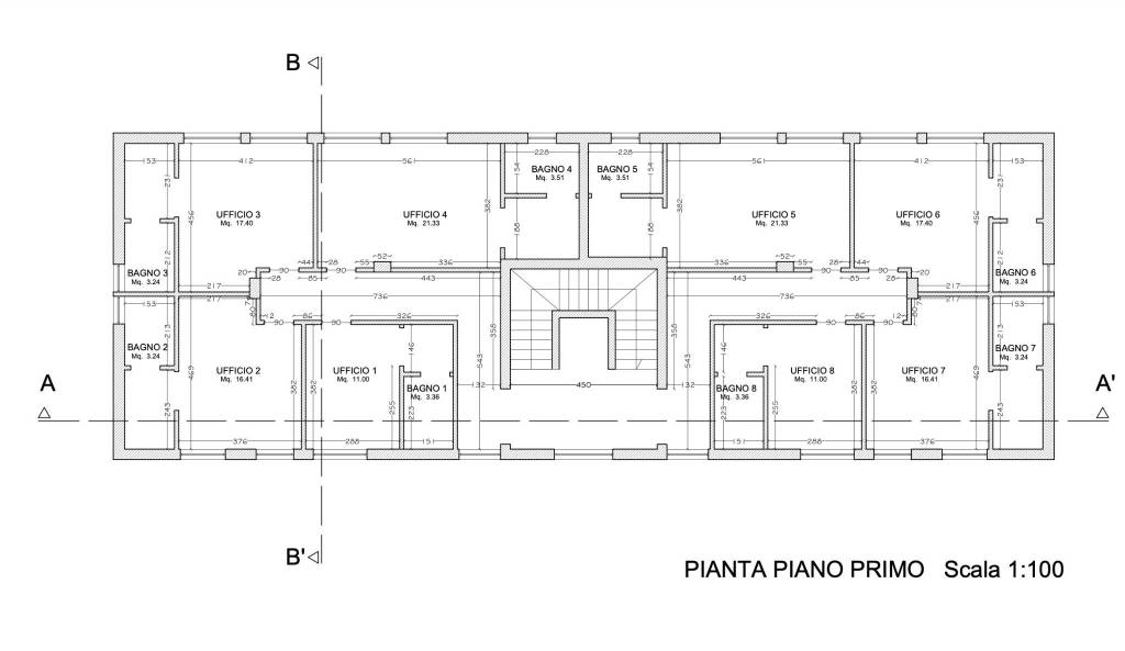 Planimetria Piano Primo