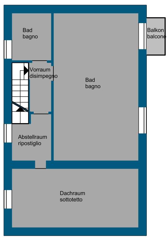 Planimetria 1° piano