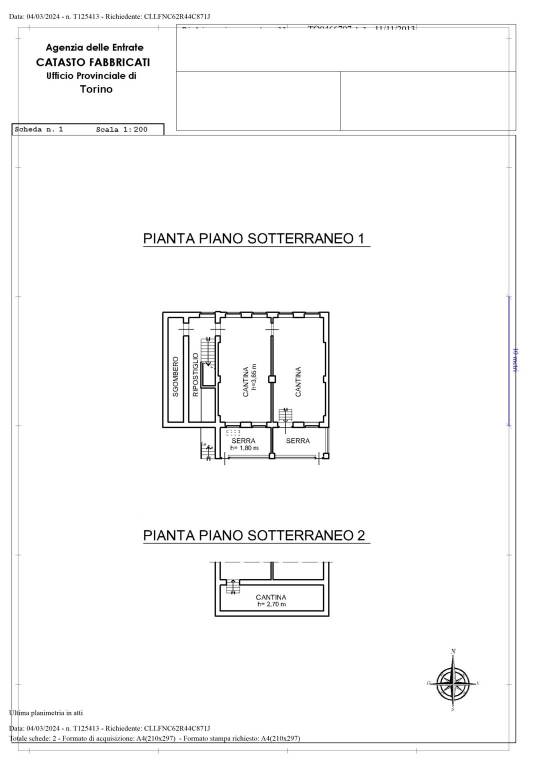 piano cantine