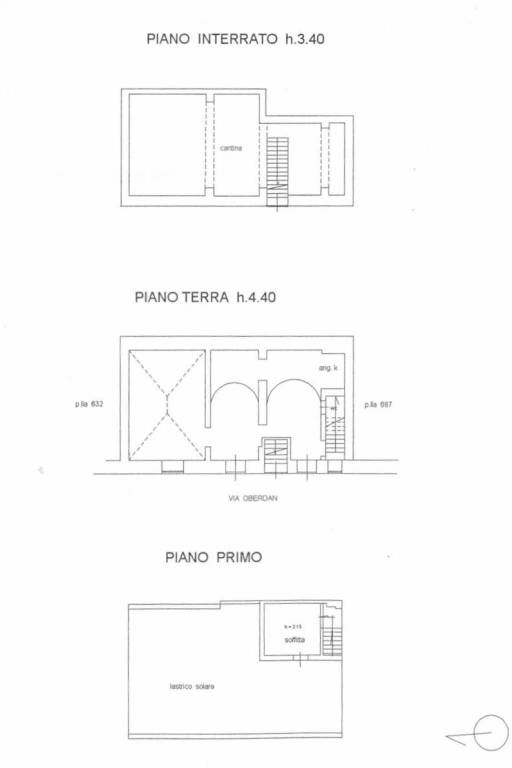 planimetria via Oberdan 1