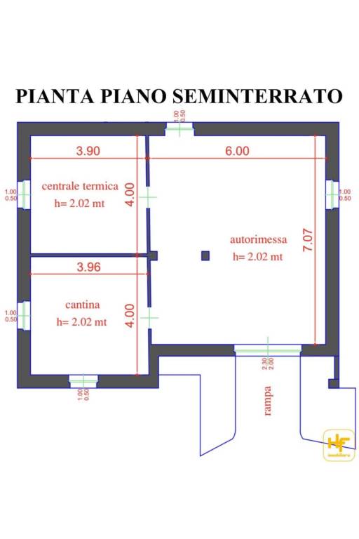 Piano seminterrato